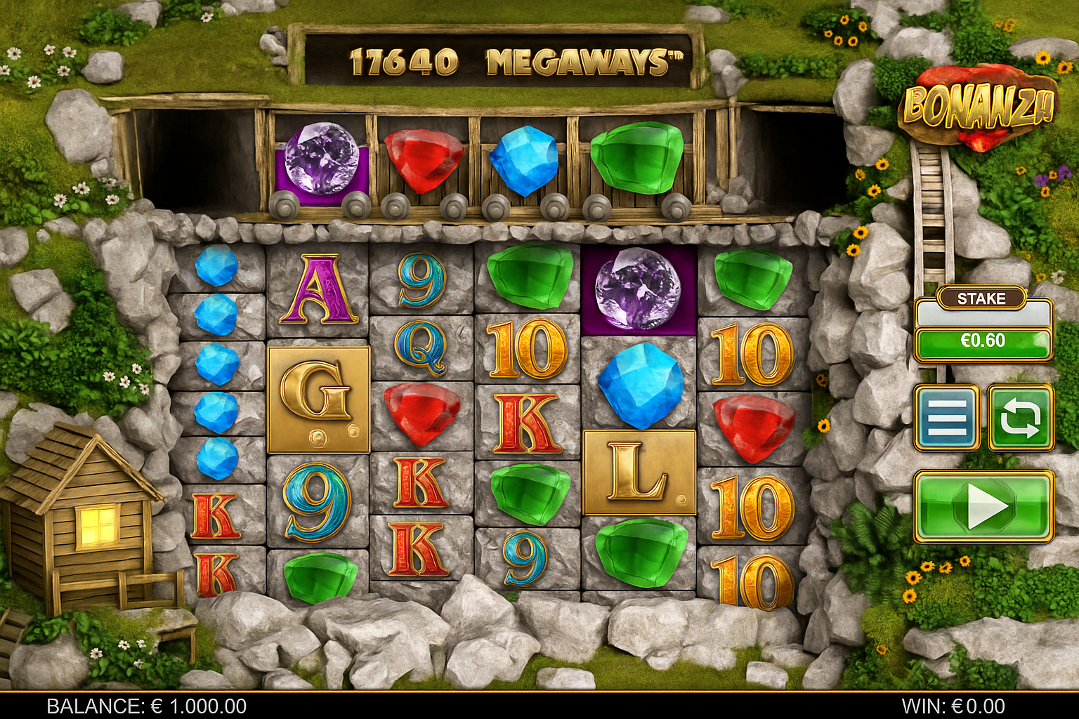 Bonanza gameplay